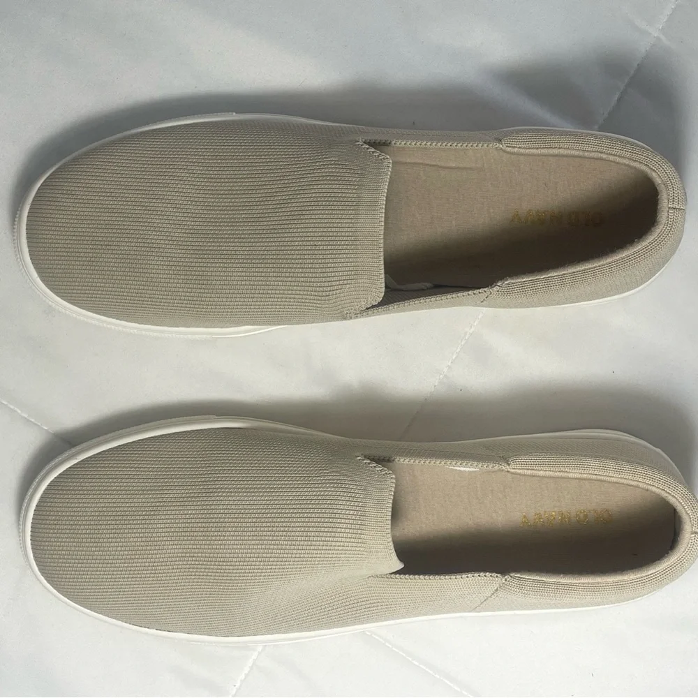 Old Navy Beige Slip-On Sneakers - Picture 7 of 8